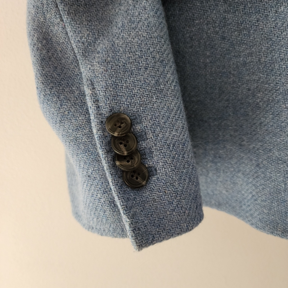 Lands' End Light Blue Blazer sz 10 - Picture 3 of 15